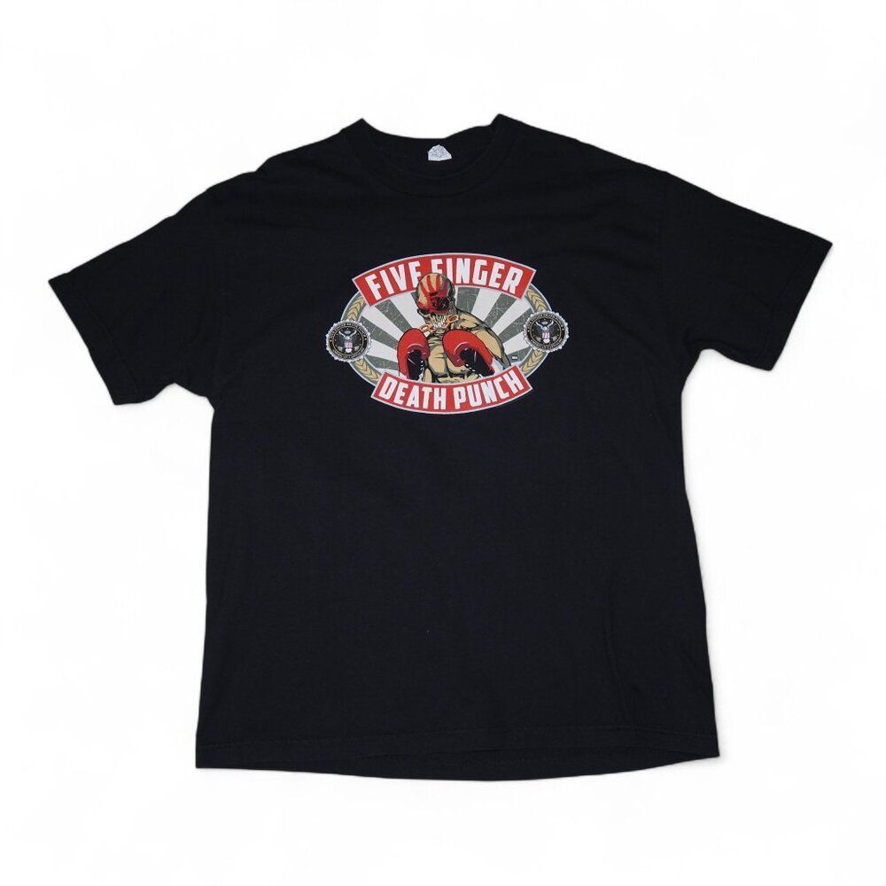 Five Finger Death Punch American Capitalist Band T-Shirt Men's XL 100% Cotton